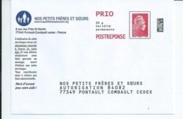 Entiers Postaux : Enveloppe Réponse Type L'Engagée Yzeult Catelin PRIO Datamatrix Petits Frères Et Soeurs 209296 ** - Prêts-à-poster:Answer/Marianne L'Engagée