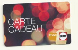 CARTE CADEAU VIDE FNAC/DARTY - Cartes Cadeaux