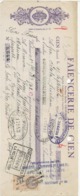 LETTRE DE CHANGE -FAIENCERIE DE GIEN  - ANNEE 1933 - Lettres De Change