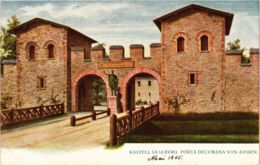 CPA AK Saalburg Porta Decumana Von Aussen GERMANY (931521) - Saalburg