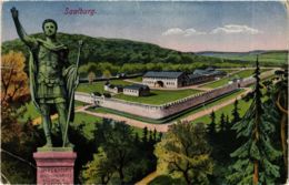 CPA AK Saalburg Standbild Des Antoninus Pius GERMANY (931598) - Saalburg