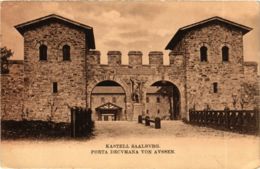 CPA AK Saalburg Porta Decumana Von Aussen GERMANY (931602) - Saalburg