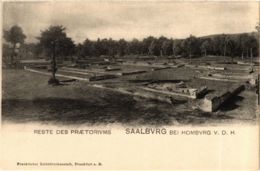 CPA AK Saalburg Reste Des Praetoriums GERMANY (931667) - Saalburg
