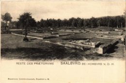 CPA AK Saalburg Reste Des Praetoriums GERMANY (931668) - Saalburg