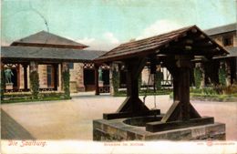 CPA AK Saalburg Brunnen Im Atrium GERMANY (931673) - Saalburg