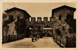 CPA AK Saalburg Porta Decumana Von Aussen GERMANY (931687) - Saalburg