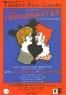 Carte Postale édition "Dix & Demi Quinze" - Les Conquérantes - Théâtre Rive Gauche (ill. Wolinski - Charlie Hebdo) - Wolinski