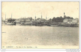 LORIENT ..-- 56 . MORBIHAN ..-- Vue Dans Le Port Maritime ( Mme Jules TORDOIR - DIVOY ) . Voir Verso . - Lorient