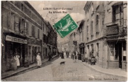 CPA Libos 47. La Grande Rue, 1909 - Libos