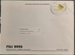 2001 Argentina -  Tero $ 3.25 - Used Stamp On Cover To Italy - Lettres & Documents