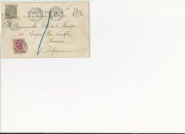 Carte Postale. France N°111 S/CP Châlons-s/S.-obl. Le Creusot V.Anvers.TTX 5+ Ambulant Feignies-Bruxelles.TB - Autres & Non Classés