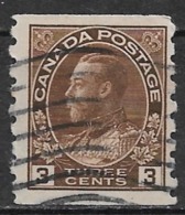 Canada 1918. Scott #129 (U) King George V - Rollen