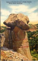 North Dakota Badlands Balanced Petrified Stump In Cedar Canyon - Altri & Non Classificati