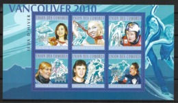 UNION DES COMORES 2010 JO DE VANCOUVER  YVERT N°201/16    NEUF MNH** - Winter 2010: Vancouver