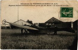 CPA Aerodrome De TOUSSUS-le-NOBLE - Appareil ROBERT Esnault... (246869) - Toussus Le Noble