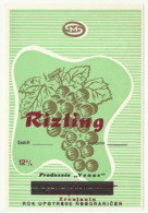 Serbia Wine Rizling ,old Labels Zrenjanin Venac Banat - Riesling