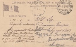 1916. UFFICIO POSTA MILITARE 10 ^ DIVISIONE, Su Cartolina Postale In Franchigia - 1914-18