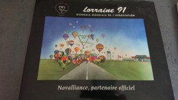 LORRAINE 91  RASSEMBLEMENT MONDIAL DE  MONTGOLFIERE EN LORRAINE - Flugzeuge