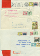 Czechoslovakia 1974.100 Years Of UPU. Lot Of 5 Envelope Is Really Past Mail. - U.P.U.
