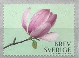 Suède 2015 - Le Magnolias Rose (1v) - Unused Stamps