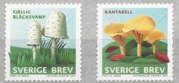 Suède 2015 - Les Champignons (paire) - Unused Stamps