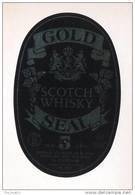 Etiquette De Scotch  Whisky  -  Gold Seal -   Ecosse - Whisky
