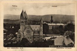 CPA AK Bad Homburg Erloserkirche U Schloss GERMANY (931771) - Bad Homburg