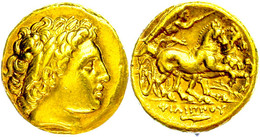 Teos, Stater (8,55g), Philipp II., 359-336 V. Chr. Av: Apollokopf Nach Rechts. Rev: Biga Nach Rechts, Im Feld Rechts Ein - Other & Unclassified