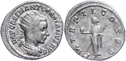 Gordianus III., 238-244, Antoninian (4,50g). Av: Büste Nach Rechts, Darum Umschrift. Rev: Stehende Providentia Nach Link - Altri & Non Classificati