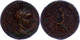 Makedonien, Pella, Colonia, Æ (8,98g), 238-244, Gordianus III..Av: Büste Nach Rechts, Darum Umschrift. Rev: Thronende Fo - Röm. Provinz