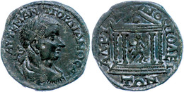 Thrakien, Hadrianopolis, Æ-Tetrassarion (9,34g), 238-244, Gordianus III. Av: Büste Nach Rechts, Darum Umschrift. Rev: Te - Provinces Et Ateliers