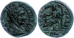 Thrakien, Hadrianopolis, Æ-Tetrassarion (9,60g), 238-244, Gordianus III. Av: Büste Nach Rechts, Darum Umschrift. Rev: Th - Röm. Provinz