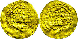 Abbasiden, Dinar (5,32g), Ca. 11./12. Jahrhundert, Prägeschwäche Am Rand, Etwas Wellig, Ss.  Ss - Islamiques