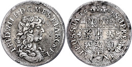 1/3 Taler, 1674, Friedrich Wilhelm, CV, Ss.  Ss - Autres & Non Classés