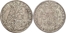 Gulden (2/3 Taler), 1695, Friedrich Wilhelm, WM (Emmerich), Dav. 282, Ss.  Ss - Altri & Non Classificati