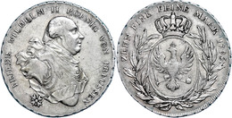 Taler, 1795, A, Friedrich Wilhelm II., Olding 55, Dav. 2600, Leichter Grünspan, Ss.  Ss - Autres & Non Classés