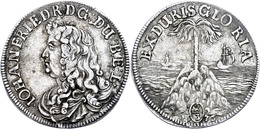 2/3 Taler (Palmbaumgulden), 1676, Johann Friedrich, Dav. 380, Welter 1731, Ss.  Ss - Andere & Zonder Classificatie