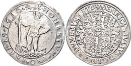 Taler 1610, Heinrich Julius (1589-1613), Zellerfeld. Welter 645 B, Henkelspur, Gereinigt, Ss.  Ss - Autres & Non Classés