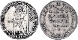 24 Mariengroschen, 1668, Rudolph August Und Anton Ulrich, Welter 2079, Ss+. - Altri & Non Classificati