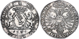 Taler, 1660, Mit Titel Leopold I., Jungk 492ff., Dav. 5107, Randfehler, Ss-vz.  Ss-vz - Sonstige & Ohne Zuordnung