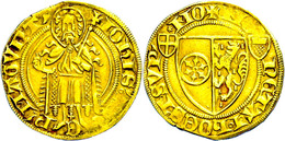 Goldgulden (3,48g), O.J. (1397-1419), Johann II. Von Nassau, Bingen, Fb. 1616, Ss.  Ss - Altri & Non Classificati