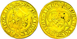 Goldgulden (3,5g), O.J. (1410-1436), Ludwig III., Bacharach, Fb. 1976, Fleckig, Ss  Ss - Otros & Sin Clasificación