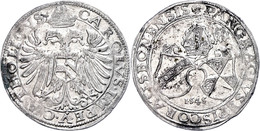 Taler, 1545, Pankraz Von Sinzenhofen, Mit Titel Karl V., Dav. 9680, Kl. Rf., Etwas Belag, Ss-vz.  Ss-vz - Sonstige & Ohne Zuordnung