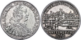 Taler, 1756, Mit Titel Franz I., Dav. 2618, Beckenbauer 7103, Ss+. - Other & Unclassified