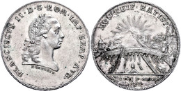 Taler, 1792, Mit Titel Franz II., Dav. 2632, Beckenbauer 7119, Kl. Kr., Vz.  Vz - Other & Unclassified