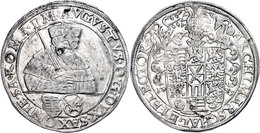 Taler, 1556, August, Dresden, Dav. 9794, Schnee 708, Etwas Belag, Gereinigt, Ss-vz.  Ss-vz - Otros & Sin Clasificación