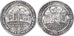 Taler, 1611, Johann Ernst Und Seine Sieben Brüder, Schnee 341, Dav. 7523, Ss+. - Other & Unclassified