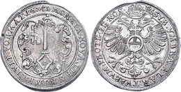 Taler, 1624, Dav. 5961, Schrötlingsfehler Am Rand, Kl. Zainende, Ss-vz. Selten!  Ss-vz - Other & Unclassified