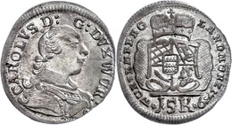 15 Kreuzer, 1759, Karl Eugen, Ebner 140, Vz-st.  Vz-st - Otros & Sin Clasificación