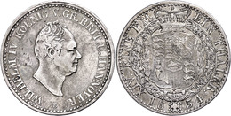 Taler, 1834, Wilhelm IV., AKS 62, J. 49, Randfehler, Ss.  Ss - Sonstige & Ohne Zuordnung